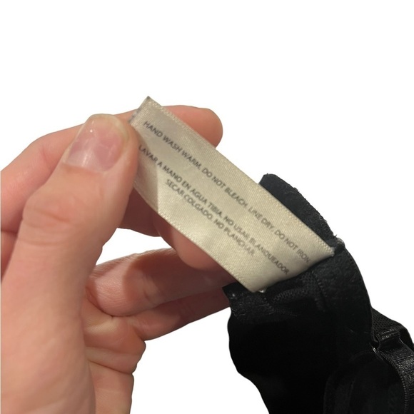 Unbranded Black Sheer Lingerie Dress Slip Top Padded Size Medium Y2K Style - Picture 8 of 8